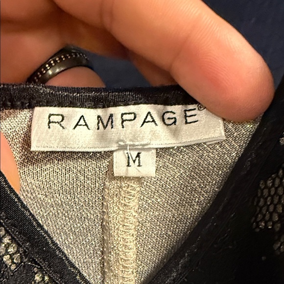 Rampage Black Lace Dress - Picture 2 of 3